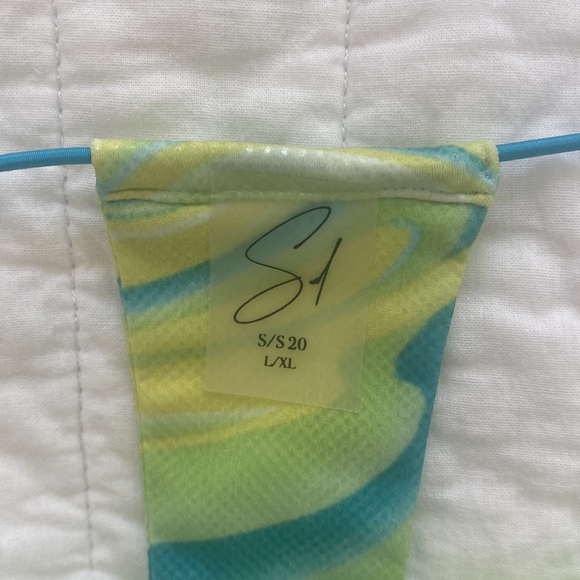 Sel Doval Barlos Resort TiniKini Bikini Swim Set And Dust Bag Size Large/XL - Picture 6 of 9